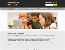 Tablet Screenshot of michellekhatib.com